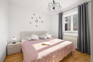 Postel nebo postele na pokoji v ubytování Haus Dodo, Oase Im Grünen