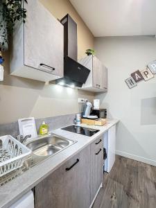 Køkken eller tekøkken på Appartement tout neuf 2 pers N4