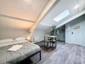 Et opholdsområde på Appartement tout neuf 2 pers N4