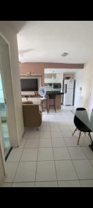 Kuchyň nebo kuchyňský kout v ubytování Apartamento mobiliado