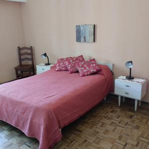 Ένα ή περισσότερα κρεβάτια σε δωμάτιο στο Necochea Frente al Mar