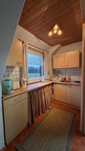Dapur atau dapur kecil di Ferienwohnung Altes Forsthaus Sächsische Schweiz