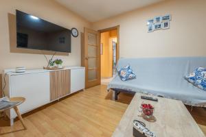 A kitchen or kitchenette at Apartamento Centro Santiago