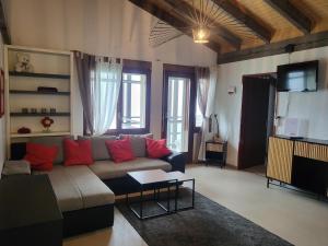 Istumisnurk majutusasutuses Hotel Platten Apartment