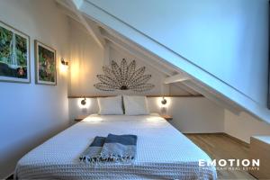 Postel nebo postele na pokoji v ubytování Appartement 2 chambres Alamanda Baie Orientale