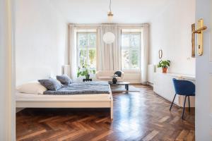 Posedenie v ubytovaní Renovated historical apartment in the center of Brno