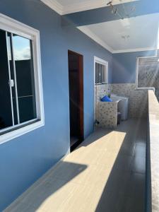 Posezení v ubytování Casa azul alto padrão