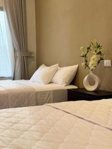 Postel nebo postele na pokoji v ubytování Hotel Margarita