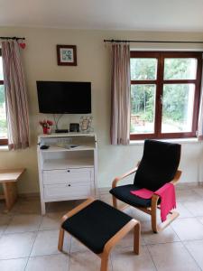 Telewizja i/lub zestaw kina domowego w obiekcie Wellness Chata Rosnatka