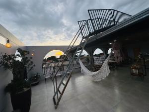 Balkon oz. terasa v nastanitvi Deck Pousada