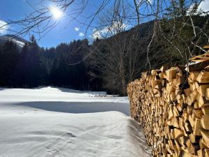 Przyroda w pobliżu tego domu w stylu alpejskim