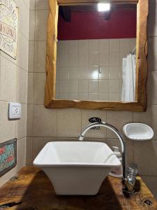 Koupelna v ubytování Cabañas Blumenhaus + 21 fotografií