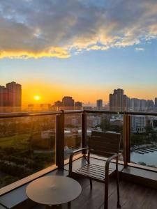 Balkón nebo terasa v ubytování Holiday Inn Quanzhou Donghai by IHG