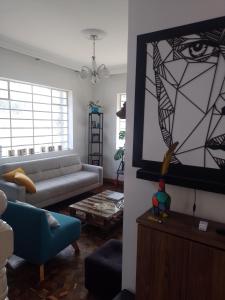 Posezení v ubytování Casa Yolo Bogotá
