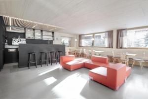 Predel za sedenje v nastanitvi Hotel Gardenazza