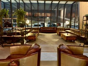 Posezení v ubytování Gudauri Loft Hotel