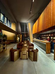 Posezení v ubytování Gudauri Loft Hotel