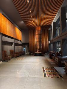 Posezení v ubytování Gudauri Loft Hotel