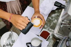 奥海姆酒店的咖啡和沏茶工具