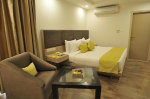 Posezení v ubytování Royale Lalit Hotel Jaipur