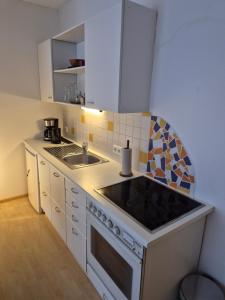Kuchnia lub aneks kuchenny w obiekcie Haus Zedlacher