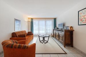 Istumisnurk majutusasutuses Serviced Apartments – Kirchbühl@home