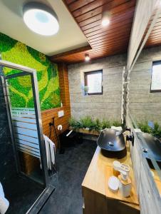 Køkken eller tekøkken på EVVA Apartment Mountain Retreat