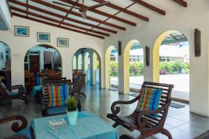 Posezení v ubytování Ranveli Beach Hotel