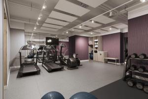 Fitness centrum a/nebo fitness zařízení v ubytování Noli Gdansk Riverside