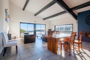 Χώρος καθιστικού στο Villa architecte Vue Mer