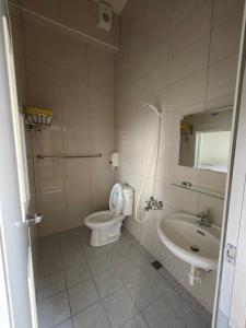 Koupelna v ubytování Li Yuan Homestay