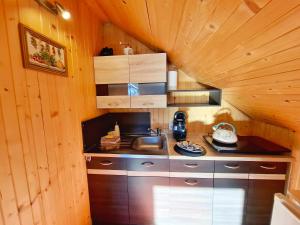 Køkken eller tekøkken på Apartmán Javorina