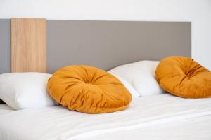 Postel nebo postele na pokoji v ubytování Panorama View Luxury Appartment