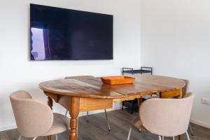 TV a/nebo společenská místnost v ubytování Panorama View Luxury Appartment