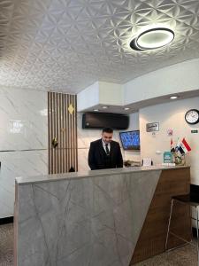 Ο χώρος του λόμπι ή της ρεσεψιόν στο شقق و مطعم قرطاج