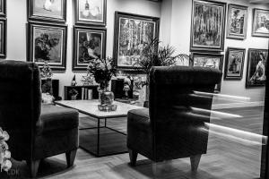 Ruang duduk di Hotel Casa David