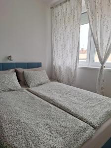 Postel nebo postele na pokoji v ubytování Apartman u Zemunu