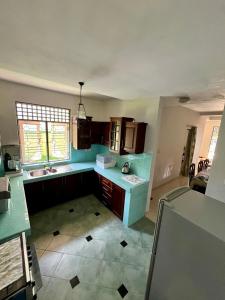 Η κουζίνα ή μικρή κουζίνα στο Paradis Villa