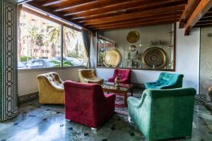 Posezení v ubytování Hotel Le Grand Imilchil