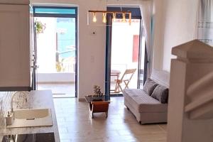 Χώρος καθιστικού στο Aggelikis traditional house