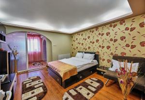 Llit o llits en una habitació de Danube Residence