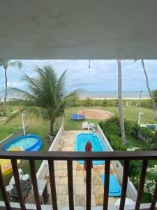 Swimmingpoolen hos eller tæt på Casa a Beira Mar