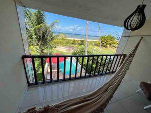 En balkon eller terrasse på Casa a Beira Mar