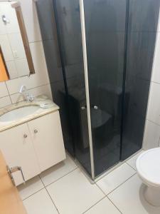 Et badeværelse på Casa a Beira Mar