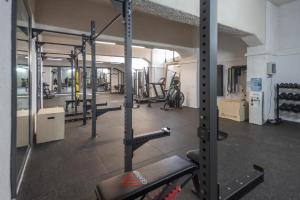 Fitness centrum a/nebo fitness zařízení v ubytování Hotel Lecadin