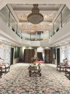 Et sittehjørne på Hotel Delight Skardu