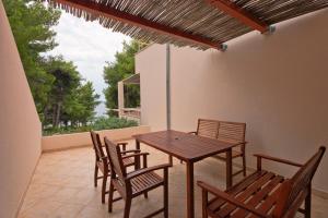 Patio nebo venkovní prostory v ubytování Apartments Nautic