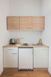 A kitchen or kitchenette at Free Parking Vienna Naschmarkt Air Con fast Wifi Még 6 kép