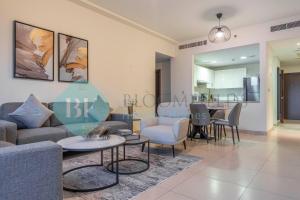 Posezení v ubytování Bloomfields Iconic 2br In Wave Tower