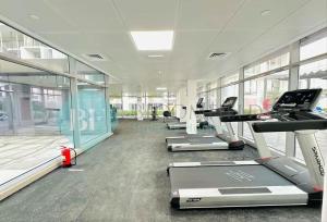 Fitness centrum a/nebo fitness zařízení v ubytování Bloomfields Magnificent Stu In Oasis Masdar City